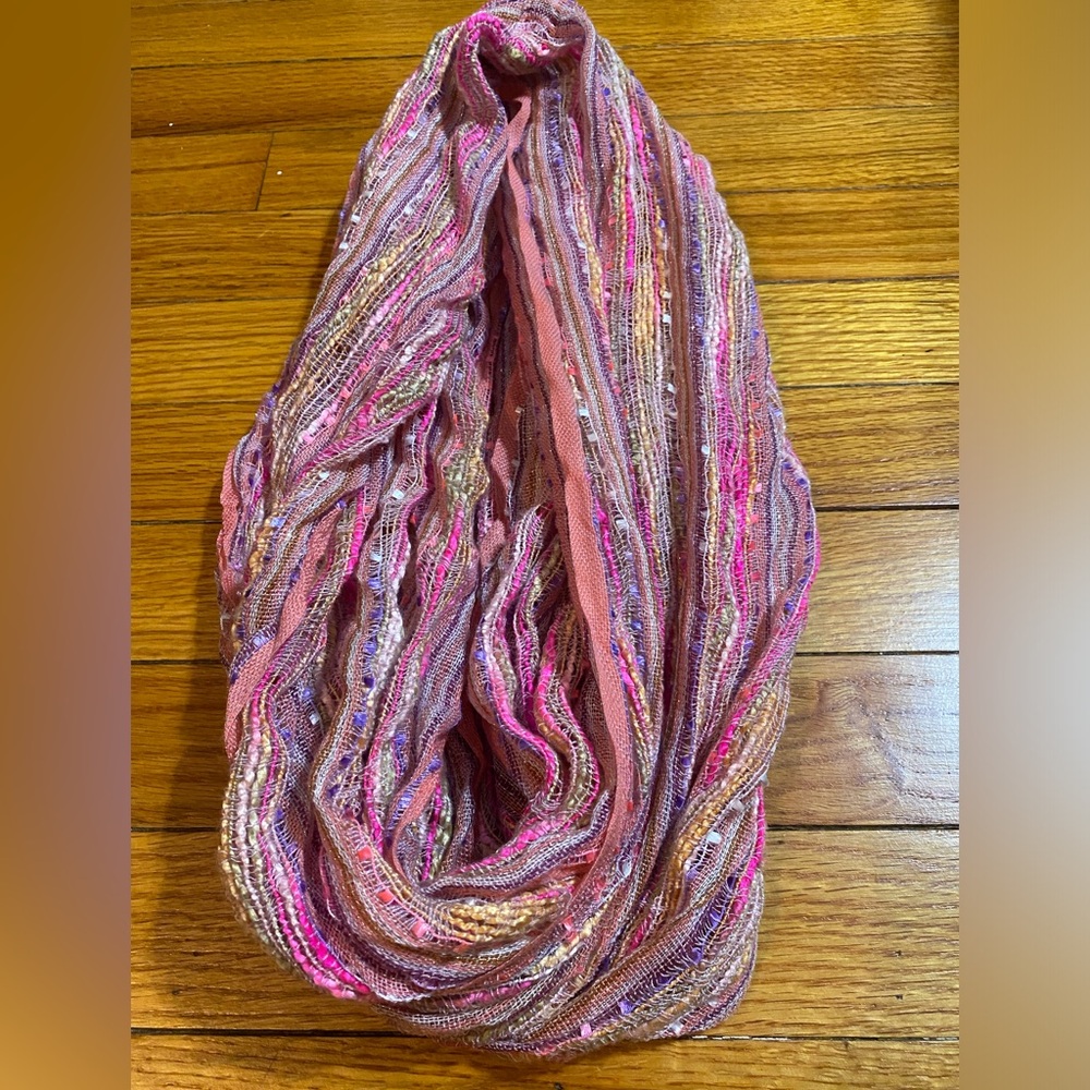 Pink Colorful infinity Scarf